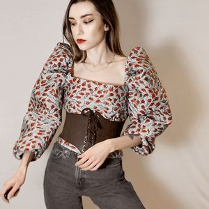 AVAVAV Firenze Puff Sleeve Corset Top